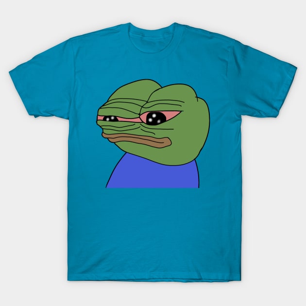 Red Eyes Pepe no Sleep T-Shirt by TheMemeLord